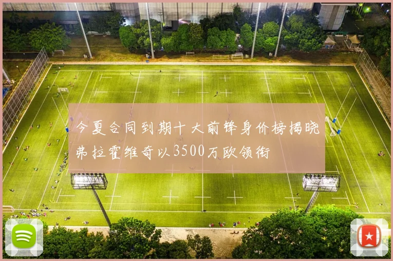 今夏合同到期十大前锋身价榜揭晓弗拉霍维奇以3500万欧领衔